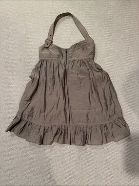 Silver Halter Sundress